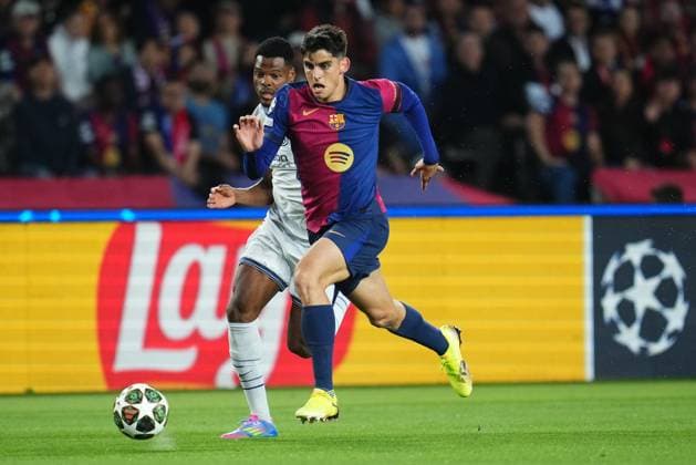 Barcelona, Spain, Season 2024 2025, UEFA Champions League, Semi-finals, first leg, FC Barcelona, Barca v FC Inter de Milan, Lluis Companys Stadium, 30 April 2025 Copyright: xBaguxBlancox xPressinphotox