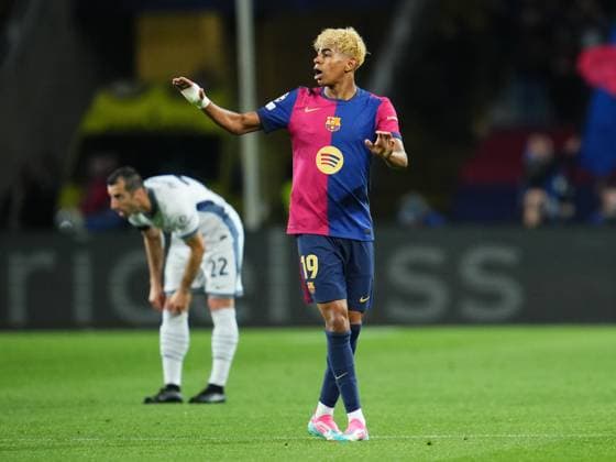 Barcelona, Spain, Season 2024 2025, UEFA Champions League, Semi-finals, first leg, FC Barcelona, Barca v FC Inter de Milan, Lluis Companys Stadium, 30 April 2025 Copyright: xBaguxBlancox xPressinphotox