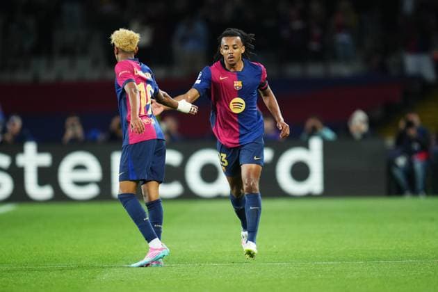 Barcelona, Spain, Season 2024 2025, UEFA Champions League, Semi-finals, first leg, FC Barcelona, Barca v FC Inter de Milan, Lluis Companys Stadium, 30 April 2025 Copyright: xBaguxBlancox xPressinphotox