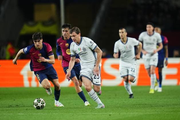 Barcelona, Spain, Season 2024 2025, UEFA Champions League, Semi-finals, first leg, FC Barcelona, Barca v FC Inter de Milan, Lluis Companys Stadium, 30 April 2025 Copyright: xBaguxBlancox xPressinphotox