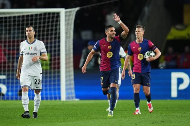 Barcelona, Spain, Season 2024 2025, UEFA Champions League, Semi-finals, first leg, FC Barcelona, Barca v FC Inter de Milan, Lluis Companys Stadium, 30 April 2025 Copyright: xBaguxBlancox xPressinphotox