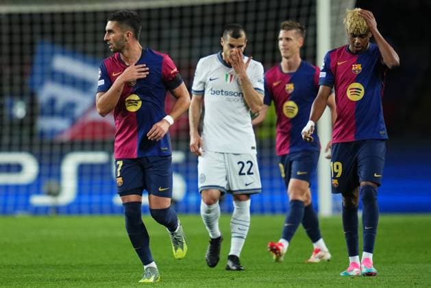 Barcelona, Spain, Season 2024 2025, UEFA Champions League, Semi-finals, first leg, FC Barcelona, Barca v FC Inter de Milan, Lluis Companys Stadium, 30 April 2025 Copyright: xBaguxBlancox xPressinphotox