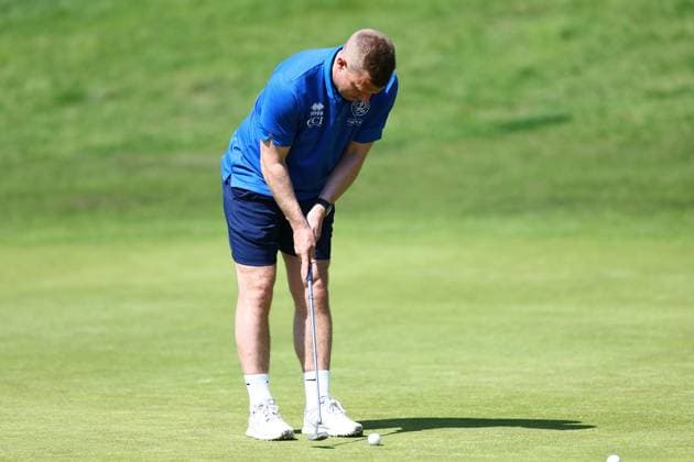 QPR Golf Day @ London Shire GC Queens Park Rangers Golf Day, Football, The Shire Golf Club, London, UK - 30 Apr 2025 EDITORIAL USE ONLY No use with unauthorised audio, video, data, fixture lists, club league logos or live services. Online in-match use limited to 120 images, no video emulation. No use in betting, games or single club league player publications. Copyright: xMichaelxZemanek Shutterstockx 15275547ku