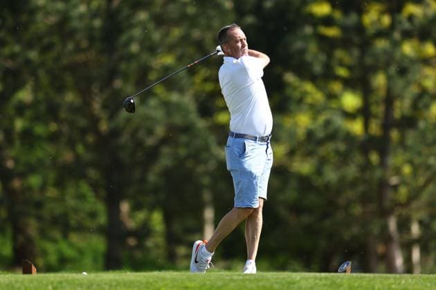 QPR Golf Day @ London Shire GC Queens Park Rangers Golf Day, Football, The Shire Golf Club, London, UK - 30 Apr 2025 EDITORIAL USE ONLY No use with unauthorised audio, video, data, fixture lists, club league logos or live services. Online in-match use limited to 120 images, no video emulation. No use in betting, games or single club league player publications.  Copyright: xMichaelxZemanek Shutterstockx 15275547ne