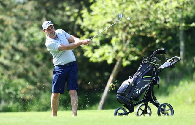 QPR Golf Day @ London Shire GC Queens Park Rangers Golf Day, Football, The Shire Golf Club, London, UK - 30 Apr 2025 EDITORIAL USE ONLY No use with unauthorised audio, video, data, fixture lists, club league logos or live services. Online in-match use limited to 120 images, no video emulation. No use in betting, games or single club league player publications.  Copyright: xMichaelxZemanek Shutterstockx 15275547nl