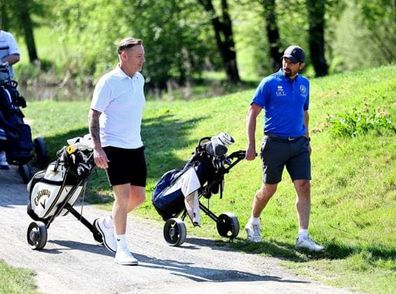 QPR Golf Day @ London Shire GC Queens Park Rangers Golf Day, Football, The Shire Golf Club, London, UK - 30 Apr 2025 EDITORIAL USE ONLY No use with unauthorised audio, video, data, fixture lists, club league logos or live services. Online in-match use limited to 120 images, no video emulation. No use in betting, games or single club league player publications.  Copyright: xMichaelxZemanek Shutterstockx 15275547qk