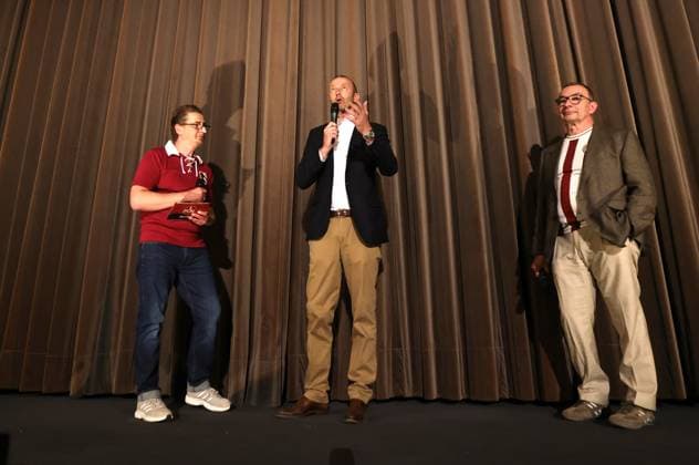 30 04 2025 Football season 2024 2025 Film premiere Cinema film premiere Cinema film premiere Aura of a legend for the 125th anniversary 125 years of FCN of 1 FC Nuremberg at Cinecitta Nuremberg The club celebrates its 125th birthday Sportfoto Zink DaMa xdaxmax Guido Seibelt Stadium announcer 1 FC Nuremberg Niels Rossow Board Member Strategy Marketing 1 FC Nuremberg FCN Peter Meier Chairman of the Supervisory Board 1 FC Nuremberg FCN welcome guests