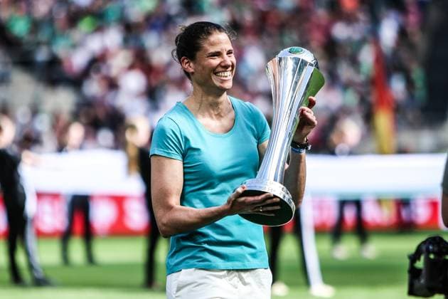 Sport, Football, DFB Cup Womens Season 2024 2025 Final FC Bayern Munich SV Werder Bremen 01 05 2025, RheinEnergieSTADION Annike Krahn Cologne RheinEnergieSTADION North Rhine-Westphalia Germany
