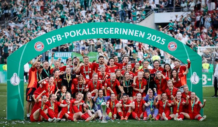 Football, Women, DFB Cup, Final, FC Bayern Munich is cup winner