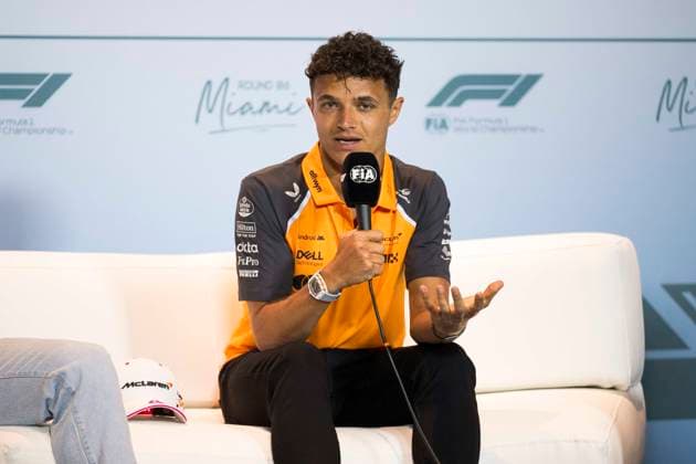 F1 - MIAMI GRAND PRIX 2025 NORRIS Lando (gbr), McLaren F1 Team MCL39, portrait during the Formula 1 Crypto.com Miami Grand Prix 2025, 6th round of the 2025 FIA Formula One World Championship, WM, Weltmeisterschaft from May 2 to 4, 2025 on the Miami International Autodrome, in Miami Gardens, Florida, United States of America - Miami GardensUnited States  Copyright: xCharlyxLopezx