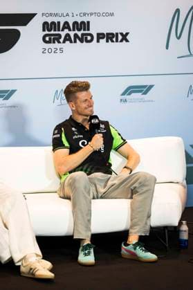 F1 - MIAMI GRAND PRIX 2025 HULKENBERG Nico (ger), Stake F1 Team Kick C45, portrait during the Formula 1 Crypto.com Miami Grand Prix 2025, 6th round of the 2025 FIA Formula One World Championship, WM, Weltmeisterschaft from May 2 to 4, 2025 on the Miami International Autodrome, in Miami Gardens, Florida, United States of America - Miami GardensUnited States  Copyright: xCharlyxLopezx