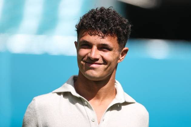 F1 Grand Prix Of Miami - Arrivals Lando Norris arrives at the Miami International Autodrome in Miami, Florida, ahead of the Formula 1 Crypto.com Miami Grand Prix. Miami, Florida United States  Copyright: xReginaldxMathalonex originalFilename:mathalone-notitle250501_npvow.jpg