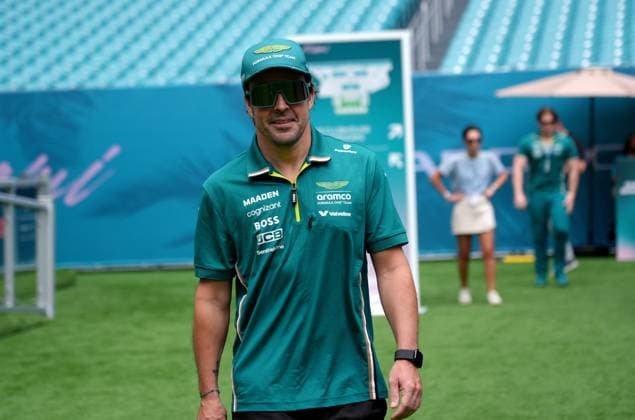 Formula 1 Crypto com Miami Grand Prix 2025 01 05 2025, Miami International Autodrome, Miami, Formula 1 Crypto com Miami Grand Prix 2025 ,pictured Fernando Alonso ESP , Aston Martin Aramco Cognizant Formula One Team nordphotoxGmbHx xBratic nph00250