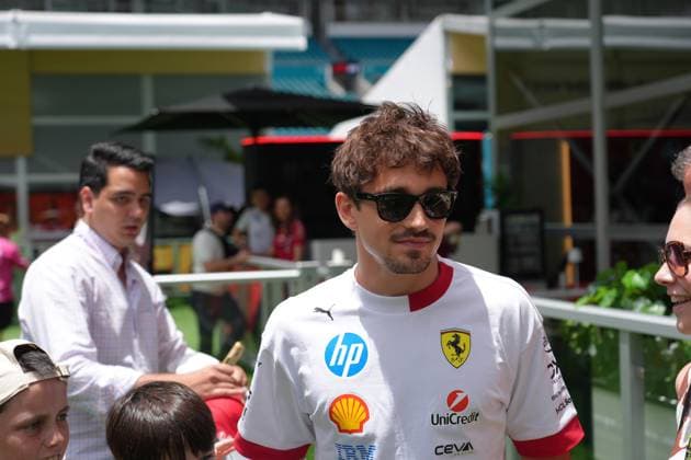 Formula 1 Crypto com Miami Grand Prix 2025 01 05 2025, Miami International Autodrome, Miami, Formula 1 Crypto com Miami Grand Prix 2025 ,in the picture Charles Leclerc MCO , Scuderia Ferrari HP nordphotoxGmbHx xBratic nph00250