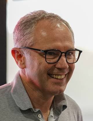 May 1, 2025, Miami, Florida, USA: Stefano Domenicali, President & CEO of Formula 1, speaks at the Women Drive event ahead of the F1 Grand Prix of Miami at Miami International Autodrome. Miami USA - ZUMAw109 20250501_fap_w109_023 Copyright: xDebbyxWongx