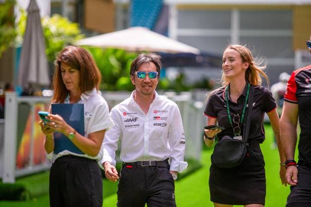 May 1, 2025, Miami, Florida, USA: Atsuo Komatsu (JPN) MoneyGram Haas F1 Team principal.during Formula 1 Crypto.com Miami Grand Prix 2025 at Miami International Autodrome in Florida, USA, on May 1st-4th. Avens-Images.com Miami USA - ZUMAm217 20250501_zsp_m217_028 Copyright: xAlessioxDexMarcox