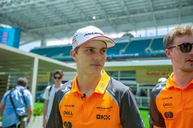May 1, 2025, Miami, Florida, USA: Oscar Piastri (AUS) - McLaren Formula 1 Team - McLaren MCL39 - Mercedes.during Formula 1 Crypto.com Miami Grand Prix 2025 at Miami International Autodrome in Florida, USA, on May 1st-4th. Avens-Images.com Miami USA - ZUMAm217 20250501_zsp_m217_072 Copyright: xAlessioxDexMarcox