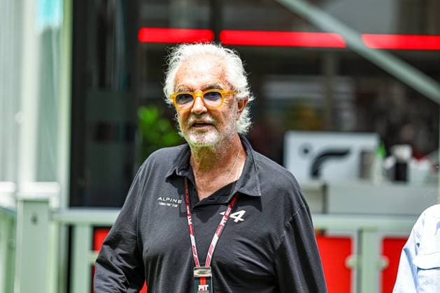 May 1, 2025, Miami, Florida, USA: Flavio Briatore (IT BWT Alpine F1 Team.during Formula 1 Crypto.com Miami Grand Prix 2025 at Miami International Autodrome in Florida, USA, on May 1st-4th. Avens-Images.com Miami USA - ZUMAm217 20250501_zsp_m217_122 Copyright: xAlessioxDexMarcox