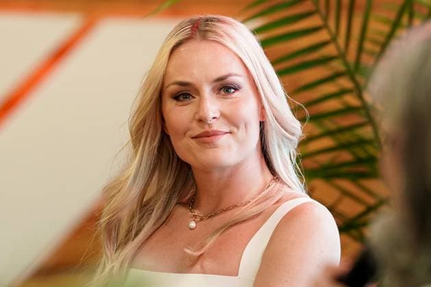 May 1, 2025, Miami, Florida, USA: American World Cup alpine ski racer LINDSEY VONN speaks at the Women Drive event ahead of the F1 Grand Prix of Miami at Miami International Autodrome. Miami USA - ZUMAw109 20250501_fap_w109_005 Copyright: xDebbyxWongx