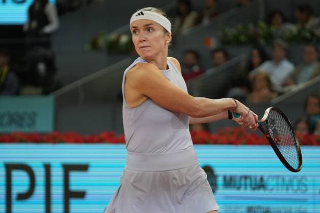 TENNIS - MUTUA MADRID OPEN 2025 Laurent Lairys MAXPPP - Elina Svitolina of Ukraine during the Mutua Madrid Open 2025, ATP, Tennis Herren Masters 1000 and WTA, Tennis Damen 1000, tennis tournament on 01 May 2025 at Caja Magica in Madrid, Spain - Photo Laurent Lairys MAXPPP Madrid Spain  Copyright: xMAXPPPxLaurentxLairysx LLR202505028836 LLR202505028836