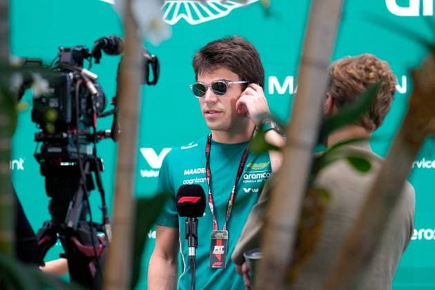 Lance Stroll (CAN), Aston Martin, 18, press conference, PK, Pressekonferenz  Copyright: xScottxColeman IPAxSportx xipa-agency.netx xx IPA_57148877 IPA_Agency_IPA57148877