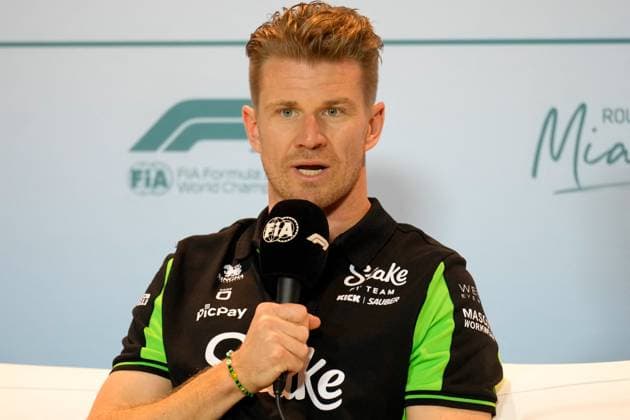MOTORI - Formula 1 - Crypto.com Miami Grand Prix 2025 - press conference, PK, Pressekonferenz Nico Hulkenberg (GER), Kick Sauber, 27, press conference Miami  Copyright: xIPAxSport ABACAx