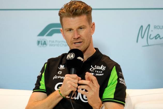 Formula 1 - Miami Grand Prix 2025 - press conference, PK, Pressekonferenz Nico Hulkenberg (GER), Kick Sauber, 27, press conference during Press Conference of Formula 1, Crypto.com Miami Grand Prix 2025. Miami, France on May 2, 2025. Photo by IPA ABACAPRESS.COM Miami United States  Copyright: xIPAxSport ABACAx