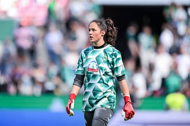 01 05 2025, Football, DFB Womens Cup Final, Season 2024 2025, FC Bayern Munich SV Werder Bremen, Livia Peng SV Werder Bremen xRHR PHOTO TKx Copyright: RHR-FOTOx RHR-FOTO TK