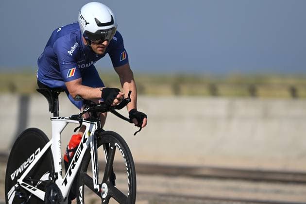 MOESCU Eduard Mihaita pictured in action during the time trials at the UCI Para-Cycling Road World Cup event, Thursday 01 May 2025, in Oostende. The UCI Para-Cycling Road World Cup takes place from 01 to 04 May in Oostende and Brugge. LUCxCLAESSEN  x122423716x