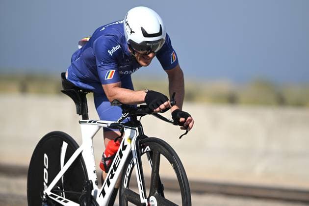 MOESCU Eduard Mihaita pictured in action during the time trials at the UCI Para-Cycling Road World Cup event, Thursday 01 May 2025, in Oostende. The UCI Para-Cycling Road World Cup takes place from 01 to 04 May in Oostende and Brugge. LUCxCLAESSEN  x122425006x