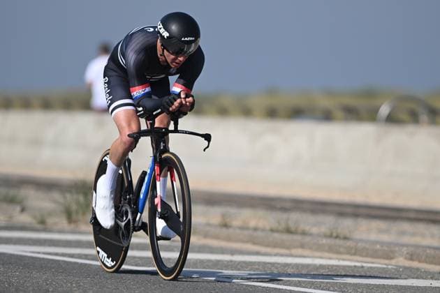 WIJNHOUD Andre pictured in action during the time trials at the UCI Para-Cycling Road World Cup event, Thursday 01 May 2025, in Oostende. The UCI Para-Cycling Road World Cup takes place from 01 to 04 May in Oostende and Brugge. LUCxCLAESSEN  x122425173x
