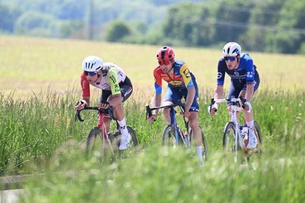 02-05-2025 Tour De Romandie; Tappa 03 Cossonay - Cossonay; 2025, Groupama - Fdj; 2025, Lidl - Trek; 2025, Intermarche - Wanty; Kung, Stefan; Mollema, Bauke; Artz, Huub; 