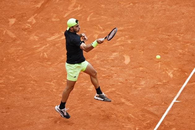 Francisco Cerundolo (ARG), MAY 2, 2025 - Tennis : Francisco Cerundolo during singles Semi-final match against Casper Ruud on the ATP, Tennis Herren tour Masters 1000 tournaments Mutua Madrid Open tennis tournament at the Caja Magica in Madrid, Spain. Noxthirdxpartyxsales  (289315307)