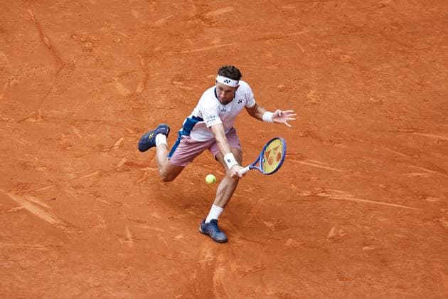 Casper Ruud (NOR), MAY 2, 2025 - Tennis : Casper Ruud during singles Semi-final match against Francisco Cerundolo on the ATP, Tennis Herren tour Masters 1000 tournaments Mutua Madrid Open tennis tournament at the Caja Magica in Madrid, Spain. Noxthirdxpartyxsales  (289315460)