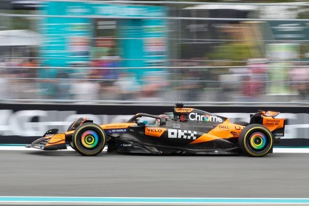 Oscar Piastri McLaren Formula 1 Team , Grand Prix of Miami, Motorsport, Men, Formula 1, Free Practice, 02 05 2025 Miami Florida USA Copyright: xkolbert-press ChristianxKolbertx