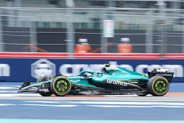 Fernando Alonso Aston Martin Aramco , Grand Prix of Miami, Motorsport, Men, Formula 1, Free Practice, 02 05 2025 Miami Florida USA Copyright: xkolbert-press ChristianxKolbertx