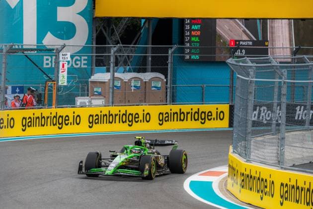 Gabriel Bortoleto Stake F1 Team Kick Sauber, Brazil, 05 USA, Formula 1 World Championship, Crypto com Miami Grand Prix, Miami International Autodrome, 2025 season, 02 05 2025 USA, Formula 1 World Championship, Crypto com Miami Grand Prix, Miami International Autodrome, 2025 season, 02 05 2025 Miami Copyright: xEibner-Pressefoto MaëvaxBurillox EP_MBO