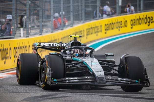 Andrea Kimi Antonelli Mercedes AMG Petronas F1 Team, Italy, 12 USA, Formula 1 World Championship, Crypto com Miami Grand Prix, Miami International Autodrome, 2025 season, 02 05 2025 USA, Formula 1 World Championship, Crypto com Miami Grand Prix, Miami International Autodrome, 2025 season, 02 05 2025 Miami Copyright: xEibner-Pressefoto MaëvaxBurillox EP_MBO