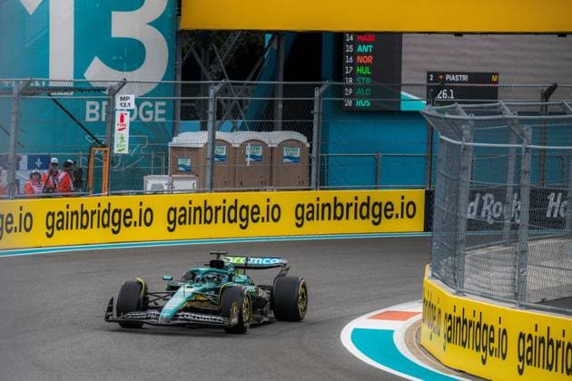 Lance Stroll Aston Martin Aramco F1 Team, Canada, 18 USA, Formula 1 World Championship, Crypto com Miami Grand Prix, Miami International Autodrome, 2025 season, 02 05 2025 USA, Formula 1 World Championship, Crypto com Miami Grand Prix, Miami International Autodrome, 2025 season, 02 05 2025 Miami Copyright: xEibner-Pressefoto MaëvaxBurillox EP_MBO