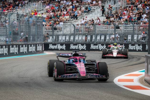 Pierre Gasly BWT Alpine F1 Team, France, 10 USA, Formula 1 World Championship, Crypto com Miami Grand Prix, Miami International Autodrome, 2025 season, 02 05 2025 USA, Formula 1 World Championship, Crypto com Miami Grand Prix, Miami International Autodrome, 2025 season, 02 05 2025 Miami Copyright: xEibner-Pressefoto MaëvaxBurillox EP_MBO