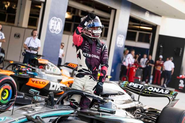 F1 - MIAMI GRAND PRIX 2025 KIMI ANTONELLI Andrea (ita), Mercedes AMG F1 Team W16, portrait during the Formula 1 Crypto.com Miami Grand Prix 2025, 6th round of the 2025 FIA Formula One World Championship, WM, Weltmeisterschaft from May 2 to 4, 2025 on the Miami International Autodrome, in Miami Gardens, Florida, United States of America - Miami GardensUnited States  Copyright: xCharlyxLopezx