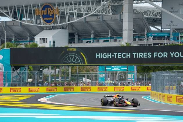 Max Verstappen (NED) - Oracle Red Bull Racing - Red Bull RB21 - Honda RBPT during Formula 1 Crypto.com Miami Grand Prix 2025 at Miami International Autodrome in Florida, USA, on May 1st-4th. Alessio De Marco Avens-Images.com  Copyright: xAlessioxDexMarco IPAxSportx xipa-agency.netx xx IPA_57180804 IPA_Agency_IPA57180804