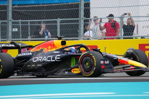 Max Verstappen (NED) - Oracle Red Bull Racing - Red Bull RB21 - Honda RBPT during Formula 1 Crypto.com Miami Grand Prix 2025 at Miami International Autodrome in Florida, USA, on May 1st-4th. Alessio De Marco Avens-Images.com  Copyright: xAlessioxDexMarco IPAxSportx xipa-agency.netx xx IPA_57180997 IPA_Agency_IPA57180997