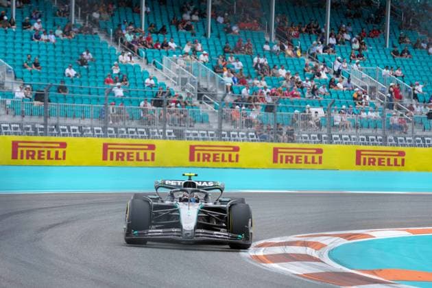 MOTORI - Formula 1 - Crypto.com Miami Grand Prix 2025 - Practice 1 and Sprint Qualifying Andrea Kimi Antonelli (ITA) - Mercedes-AMG PETRONAS F1 Team - Mercedes W16 - Mercedes E Performance during Formula 1 Crypto.com Miami Grand Prix 2025 at Miami International Autodrome in Florida, USA, on May 1st-4th. Alessio De Marco Avens-Images.com Miami  Copyright: xIPAxSport ABACAx