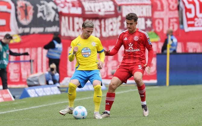 Eintracht BS vs Fortuna Düsseldorf Braunschweig, 03 05 2025, Soccer, Season 24 25, 2 Bundesliga, 32 Matchday, Eintracht Braunschweig vs Fortuna Düsseldorf, Picture shows Lino Tempelmann BTSV, 20 Braunschweig