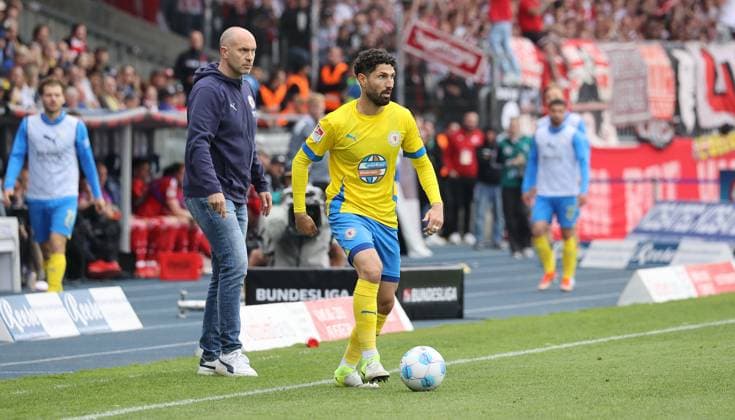 Eintracht BS vs Fortuna Düsseldorf Braunschweig, 03 05 2025, Soccer, Season 24 25, 2 Bundesliga, 32 Matchday, Eintracht Braunschweig vs Fortuna Düsseldorf, Picture shows Fabio Kaufmann BTSV, 7 Braunschweig