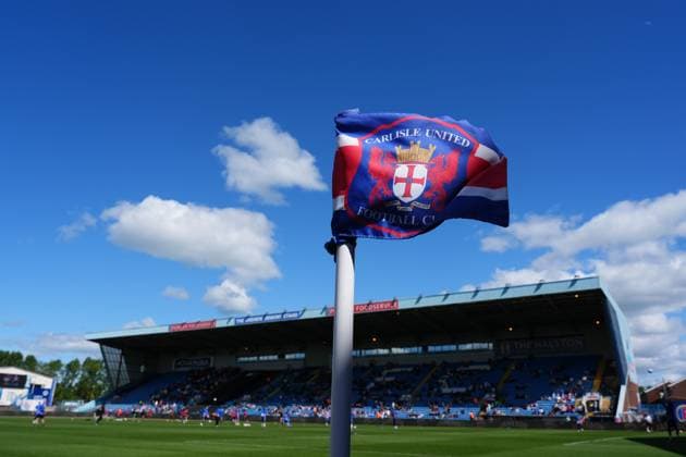 Corner flag, Brunton Park. Carlisle United v Salford City, EFL Sky Bet League Two, Football, Brunton Park, Carlisle, UK - 03 May 2025 EDITORIAL USE ONLY No use with unauthorised audio, video, data, fixture lists, club league logos or live services. Online in-match use limited to 120 images, no video emulation. No use in betting, games or single club league player publications. Copyright: xStuartxWallace Shutterstockx 15280182ak