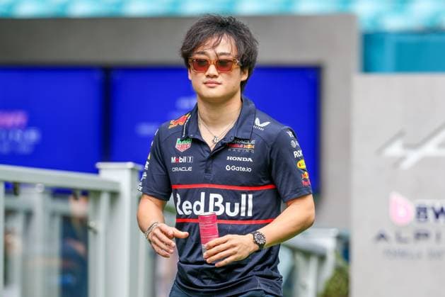 Yuki Tsunoda Oracle Red Bull Racing in the paddock, Grand Prix of Miami, Motorsport, Men, Formula 1, Sprint, 03 05 2025 Miami Florida USA Copyright: xkolbert-press ChristianxKolbertx