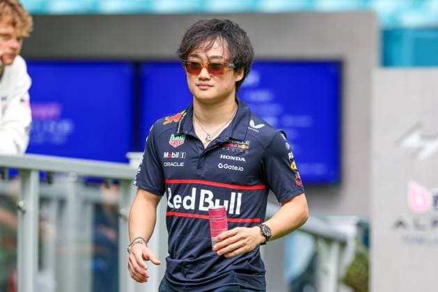 Yuki Tsunoda Oracle Red Bull Racing in the paddock, Grand Prix of Miami, Motorsport, Men, Formula 1, Sprint, 03 05 2025 Miami Florida USA Copyright: xkolbert-press ChristianxKolbertx