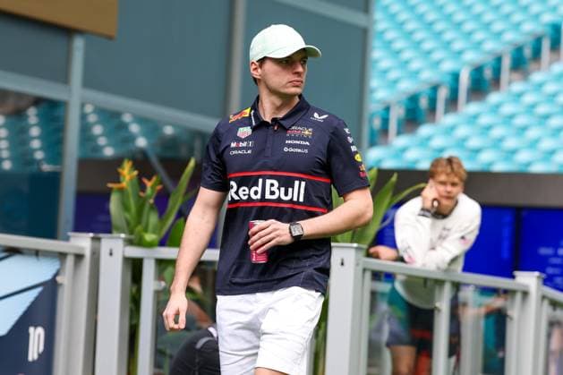 Max Verstappen Oracle Red Bull Racing in the paddock, Grand Prix of Miami, Motorsport, Men, Formula 1, Sprint, 03 05 2025 Miami Florida USA Copyright: xkolbert-press ChristianxKolbertx